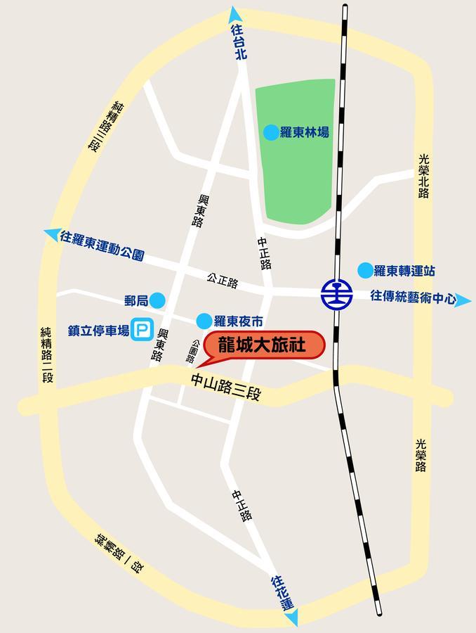 Long Cherng Hotel Luodong Luaran gambar